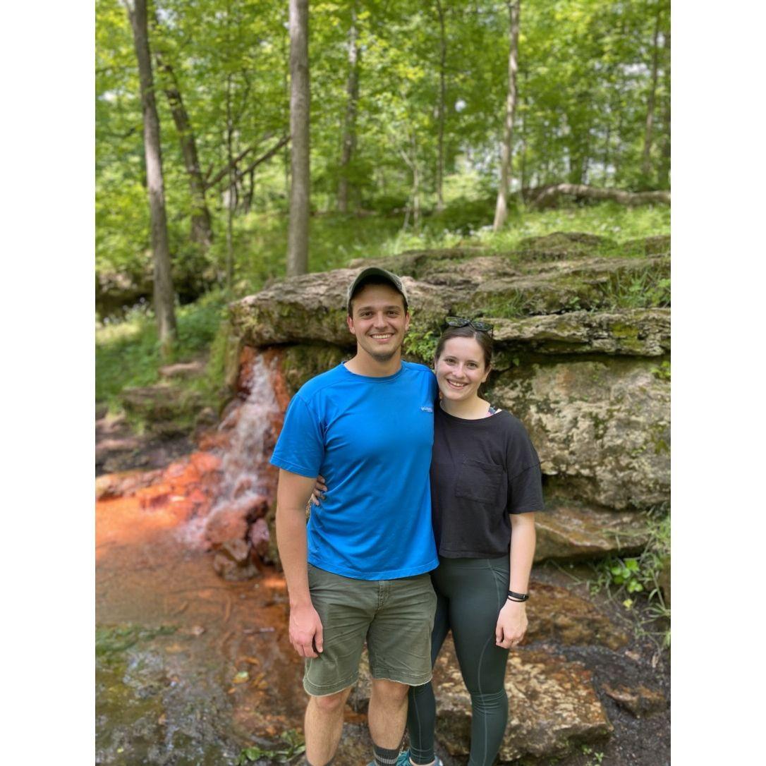 Hiking in Yellow Springs, OH, May 2021