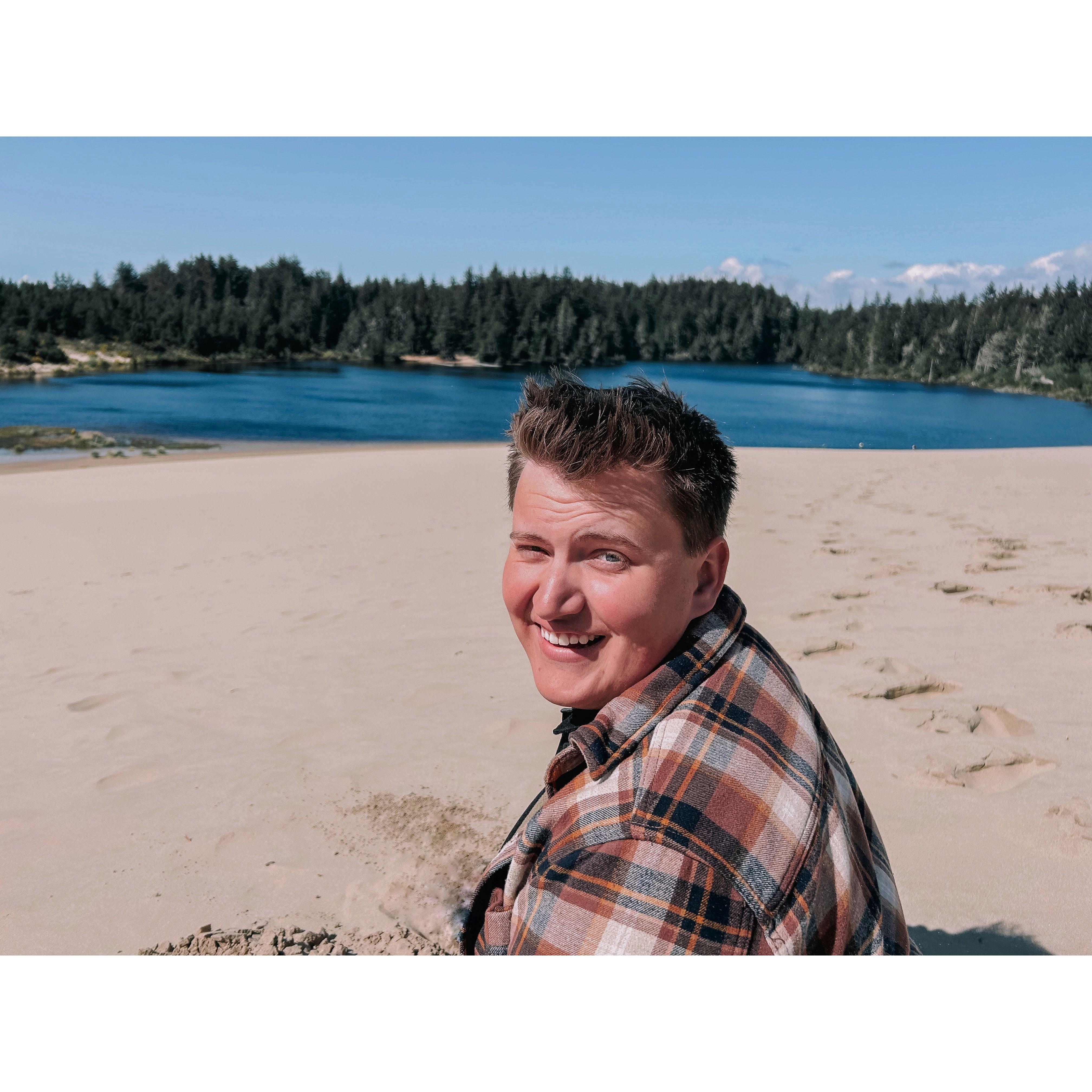 May 7th, 2024. Visiting the sand dune lakes that Daniel and his family used to visit as kids!