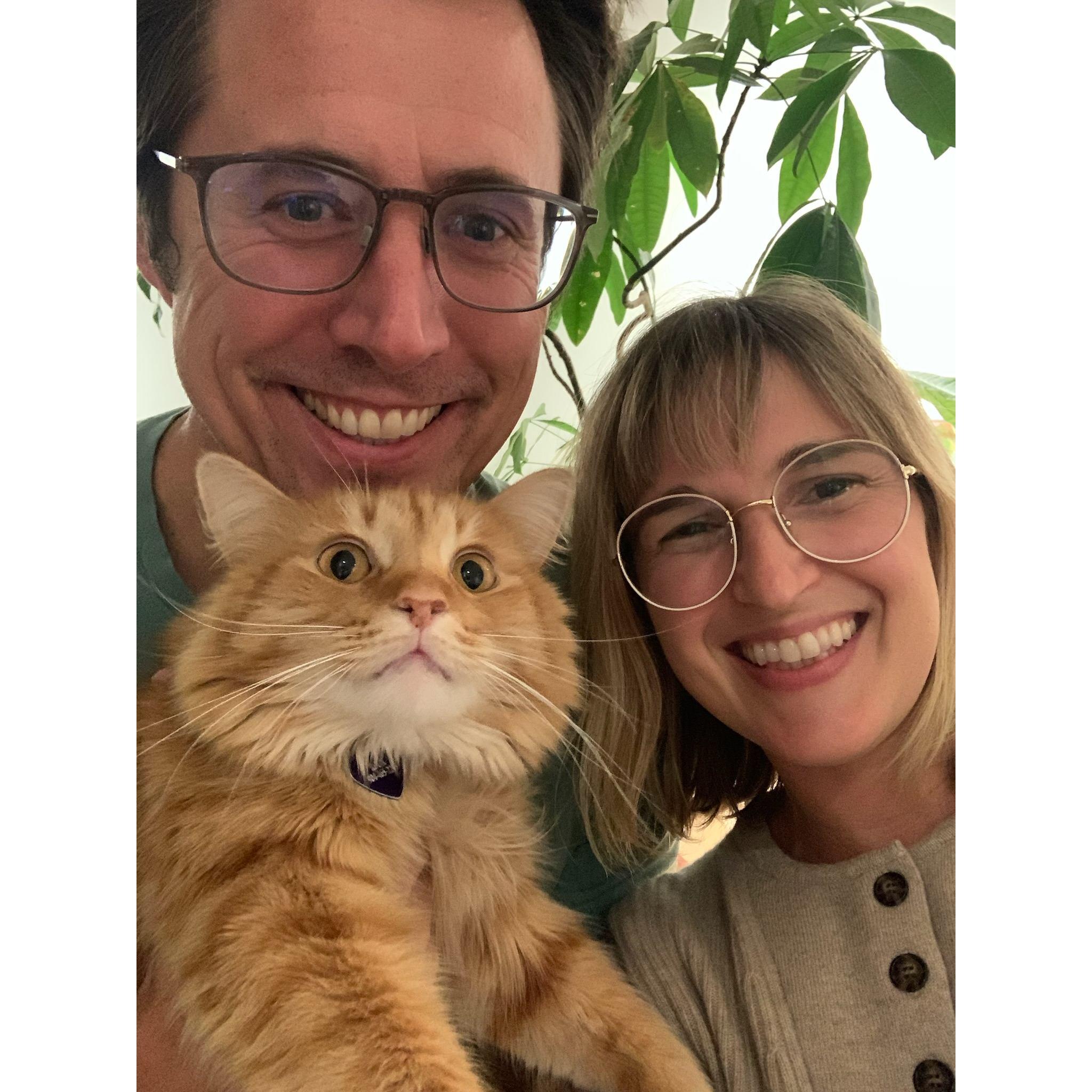 Family photo with Roux