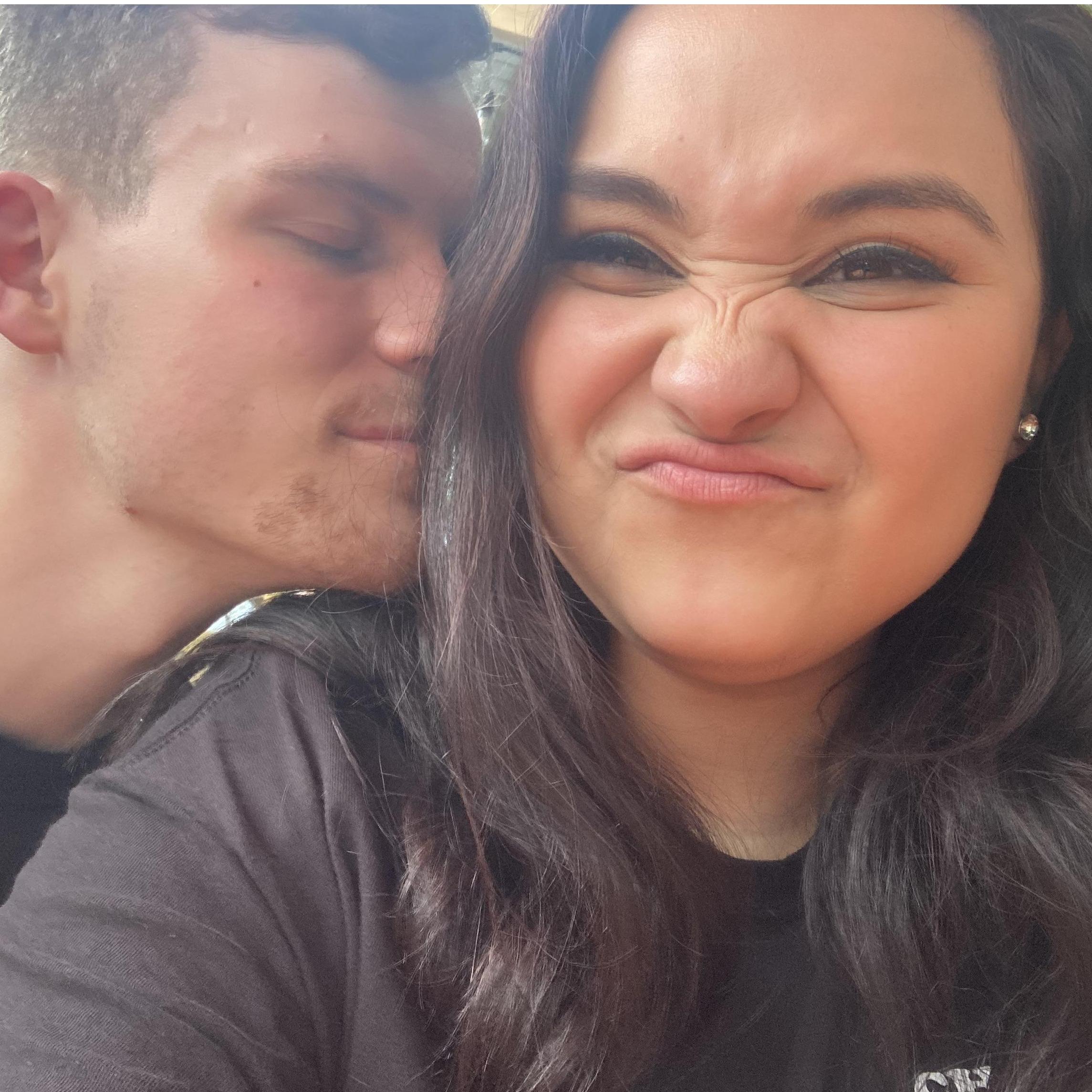 Always smelling my hair....