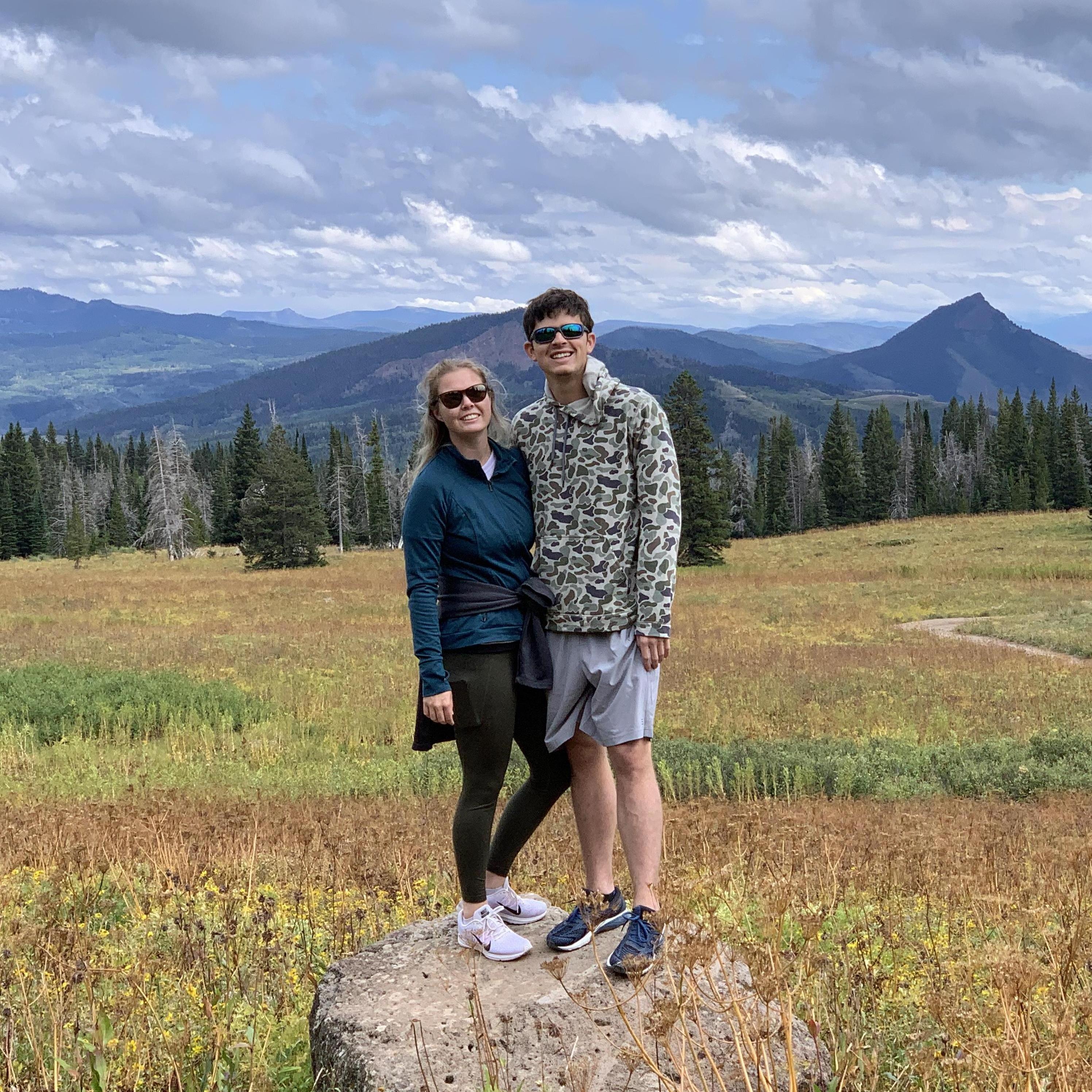 Celebrated our engagement in Colorado.
