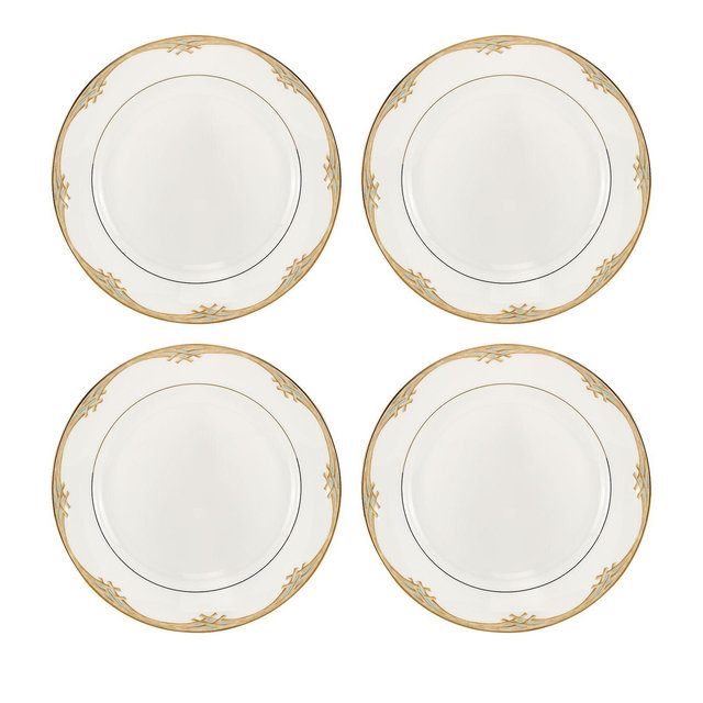 Lenox Colonial Bamboo Dinner Plates, Set of 4
