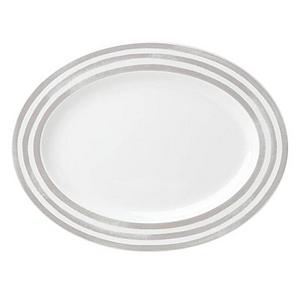 kate spade new york Charlotte Street™ 16-Inch Oval Platter in Grey