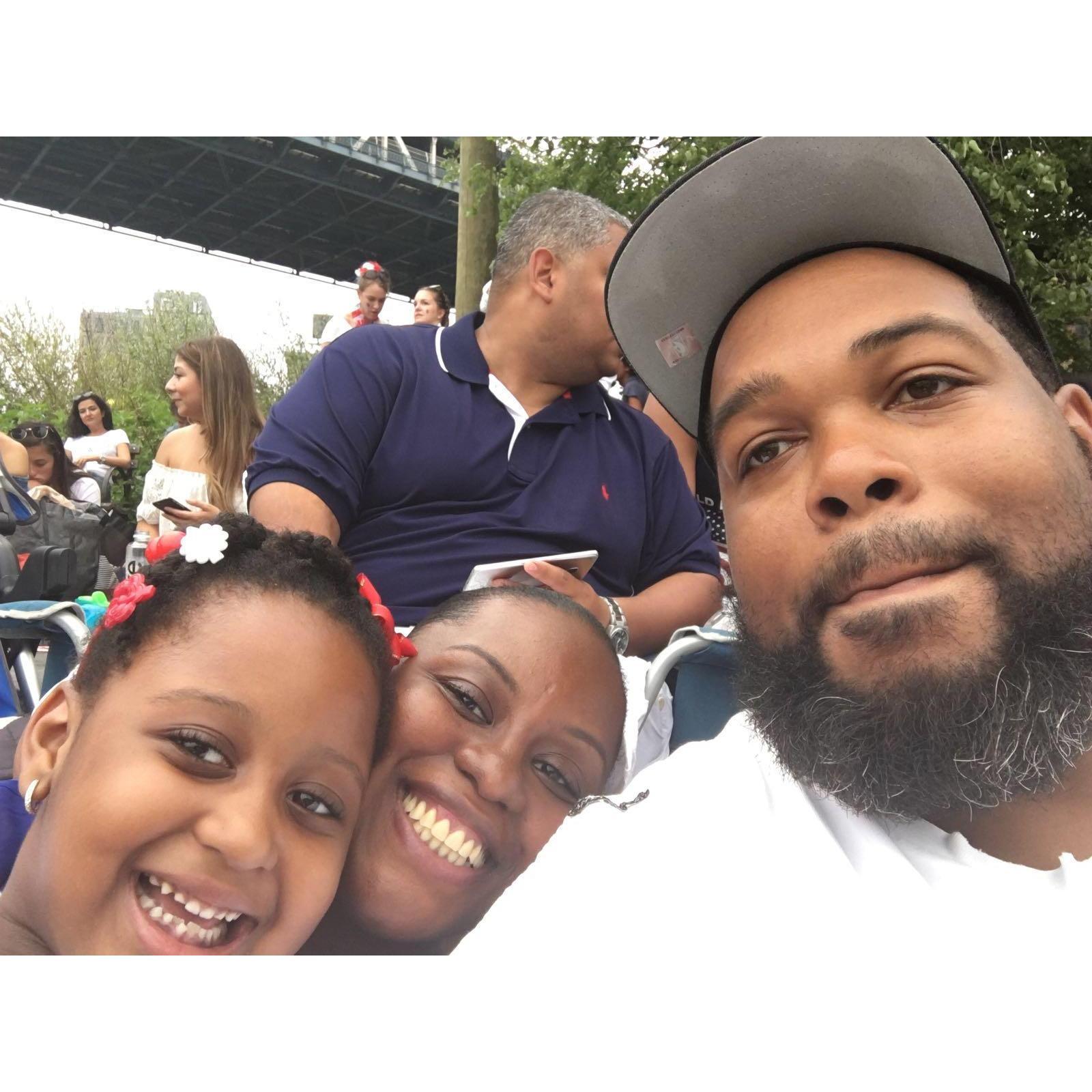 Fourth of July 2016...when both pieces of my heart met officially.
