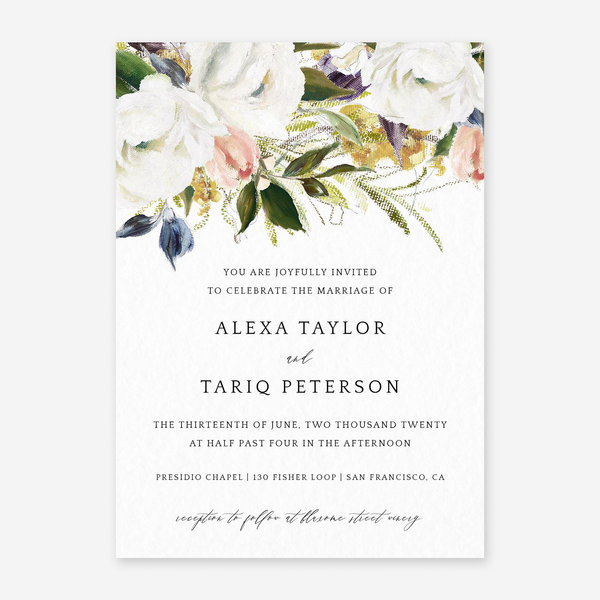 Zola Wedding Invitations - Octavia Portrait