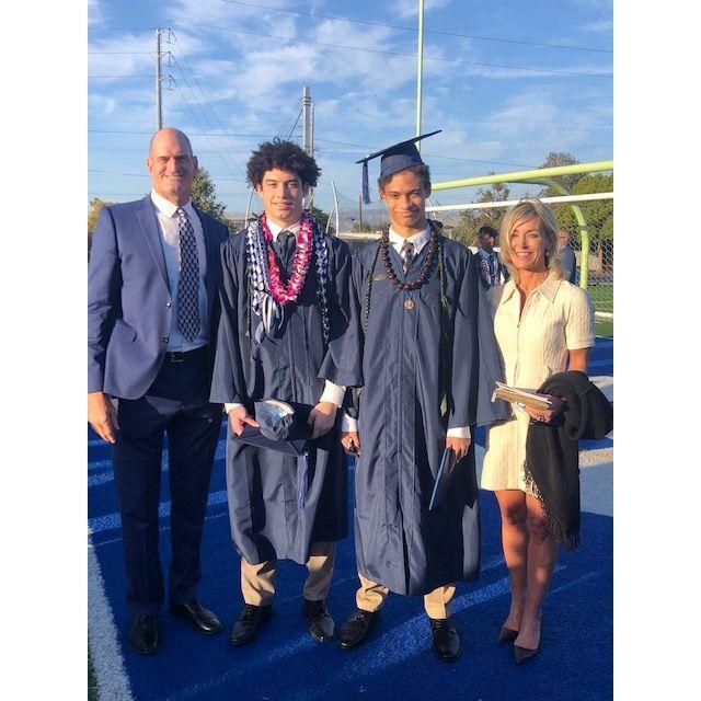 The twins graduation from Bellarmine. (May 2021)