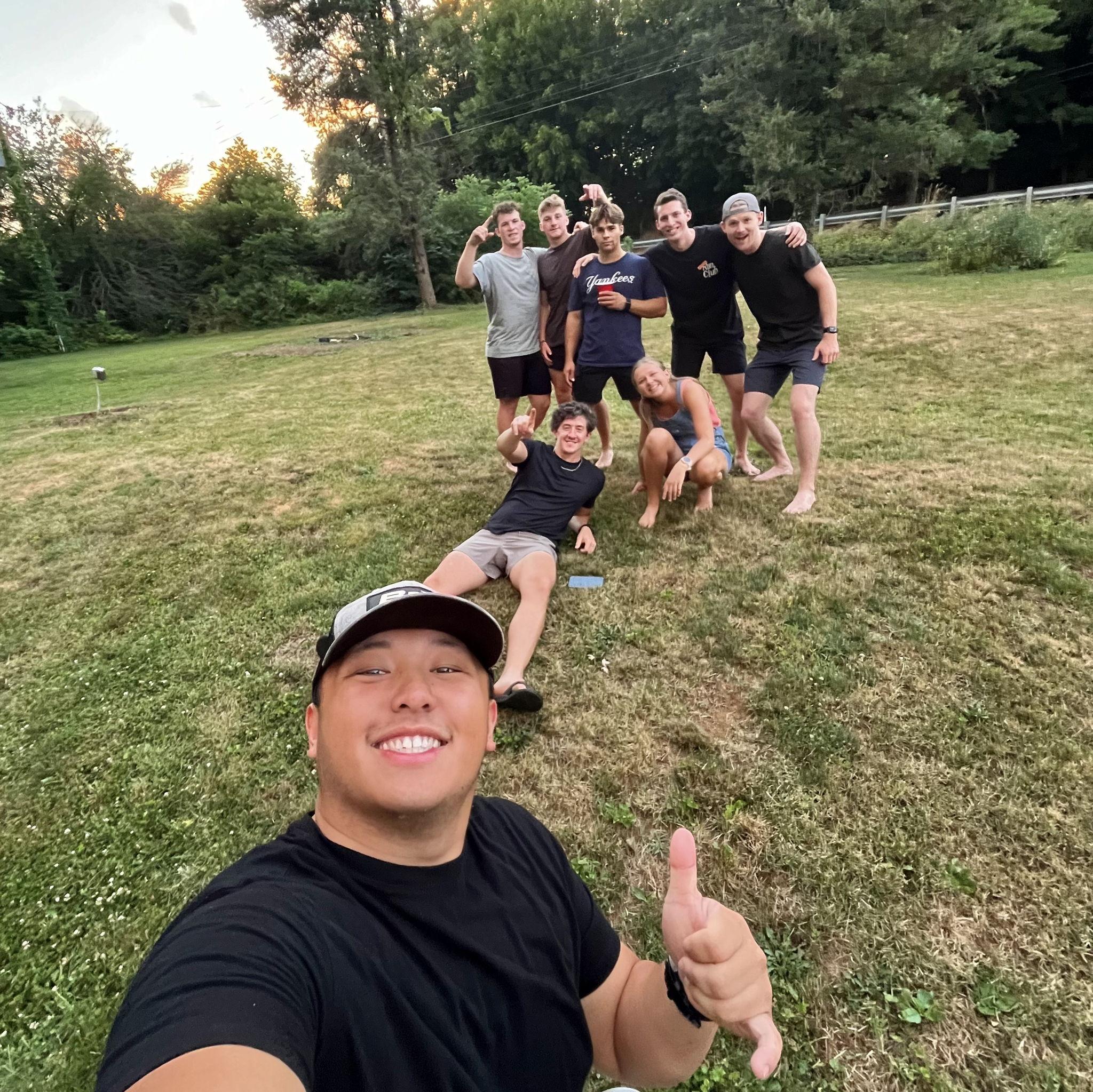 Summer evenings with friends