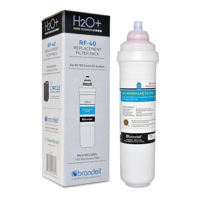 Brondell RF-40 Membrane Water Filter Replacement for Circle Under Sink Reverse Osmosis Filtration System, Lasts 6 Months