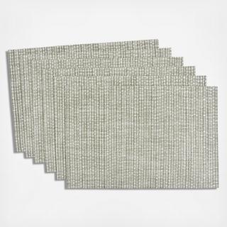 Bow Knot Vinyl Placemat, Set of 4
