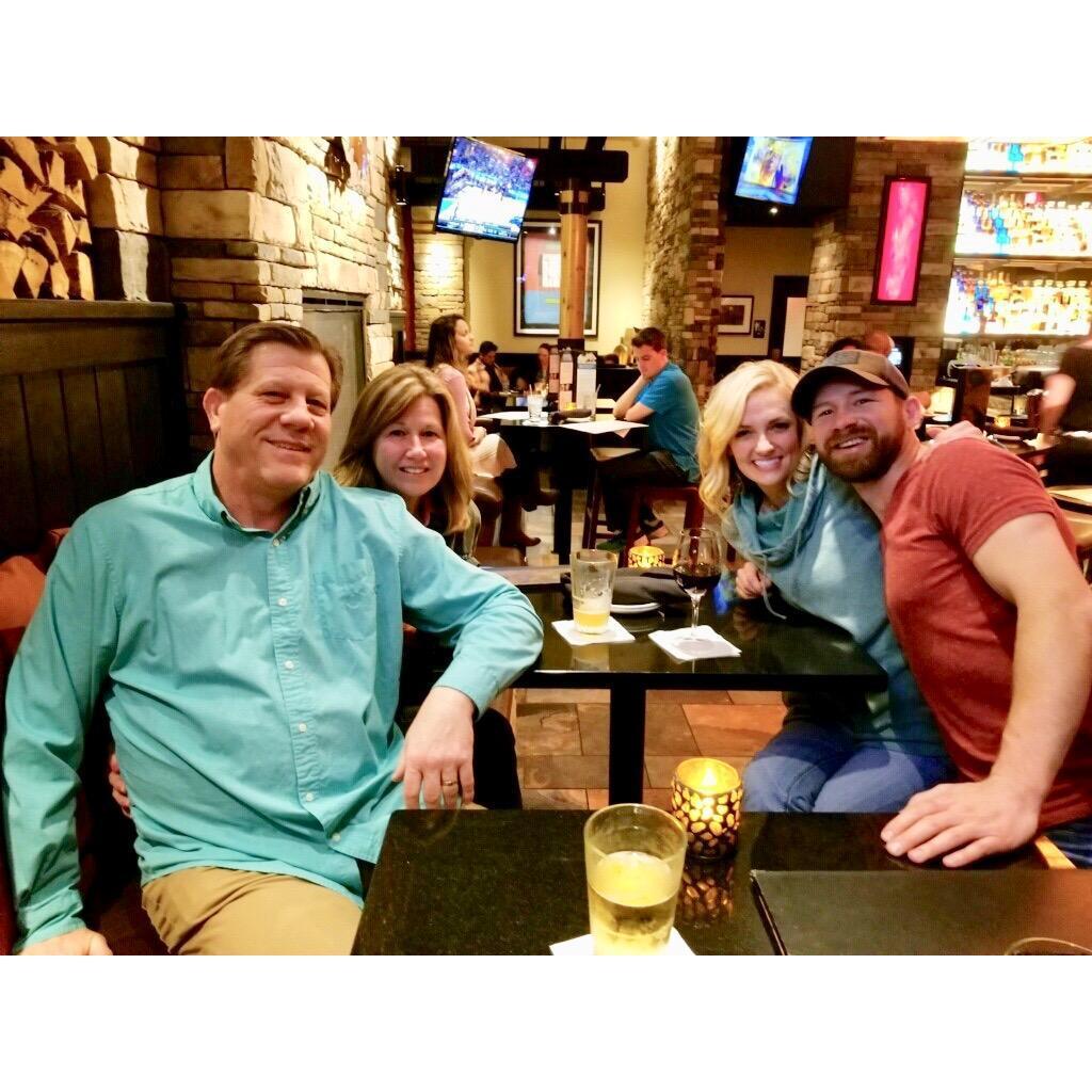 Virgil and Nita visiting Nashville. Casey's mother and step father.