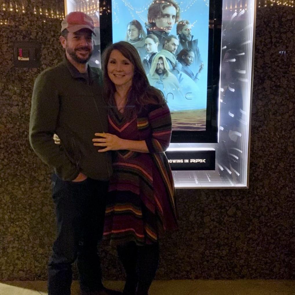 Its finally Dune Day! Both living in the same place, seeing the remade film together in IMAX, this tied it all up for us