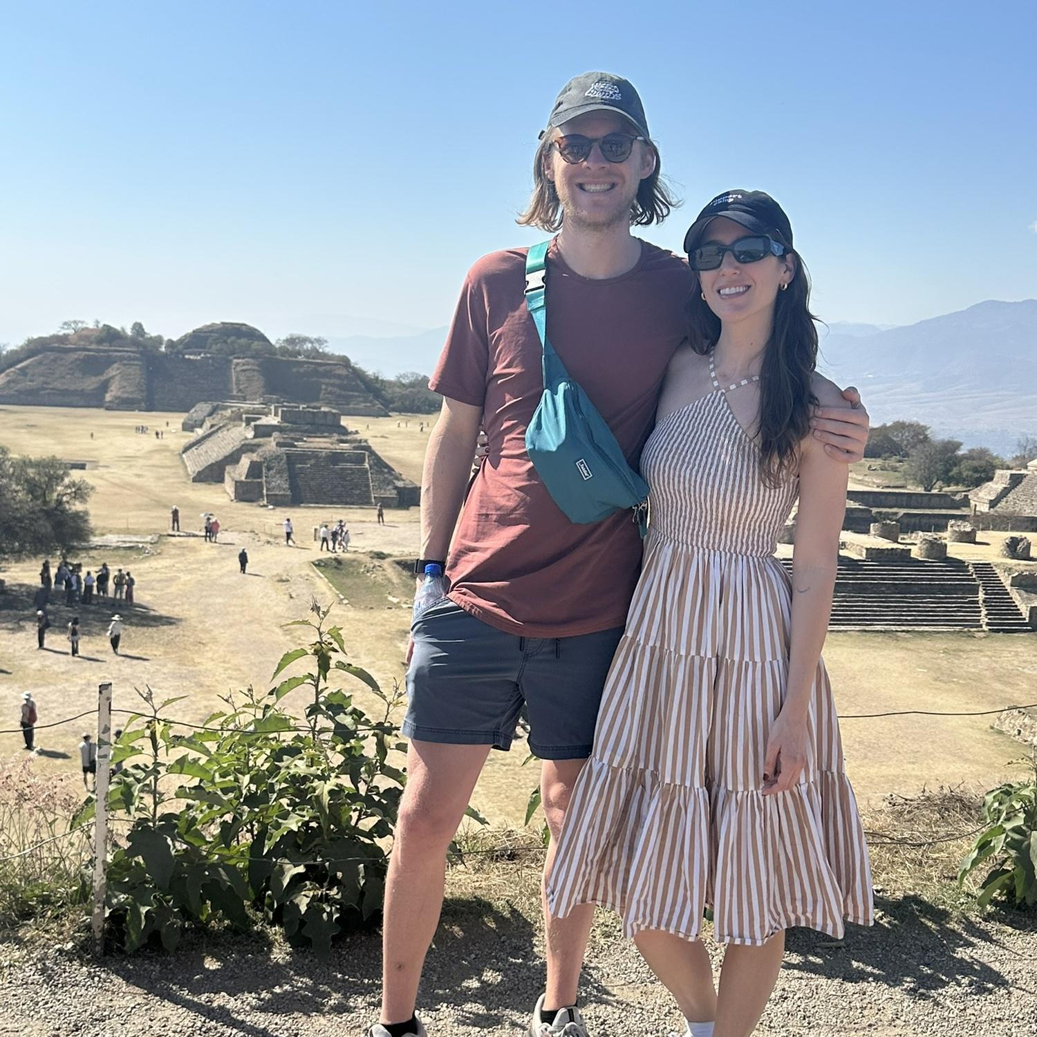 Monte Alban outside of Oaxaca Mexico