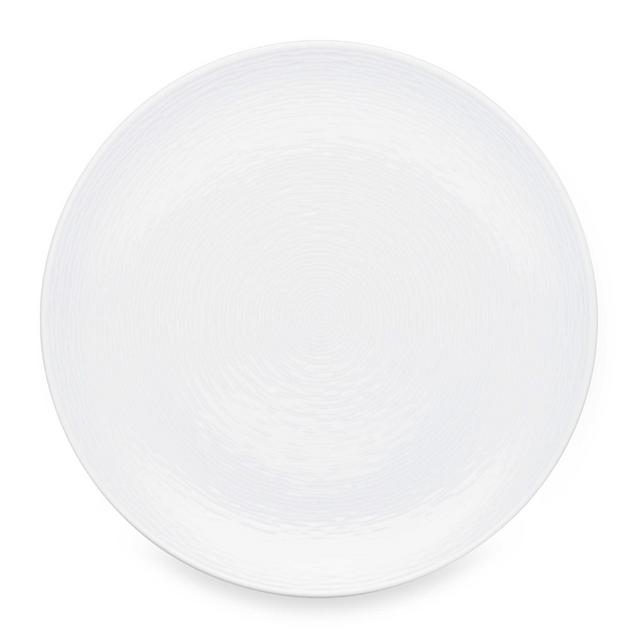 Noritake® White on White Swirl Round Platter