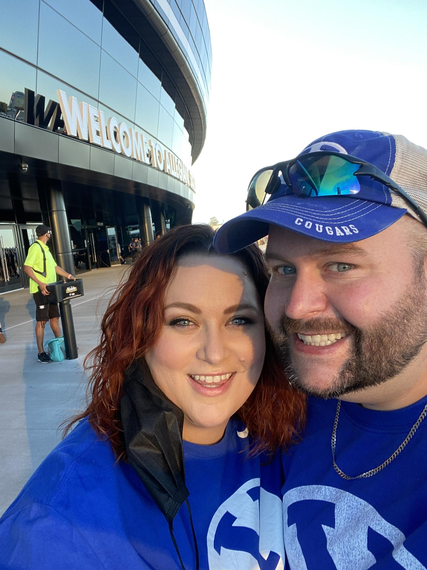 First trip together: BYU football in Vegas