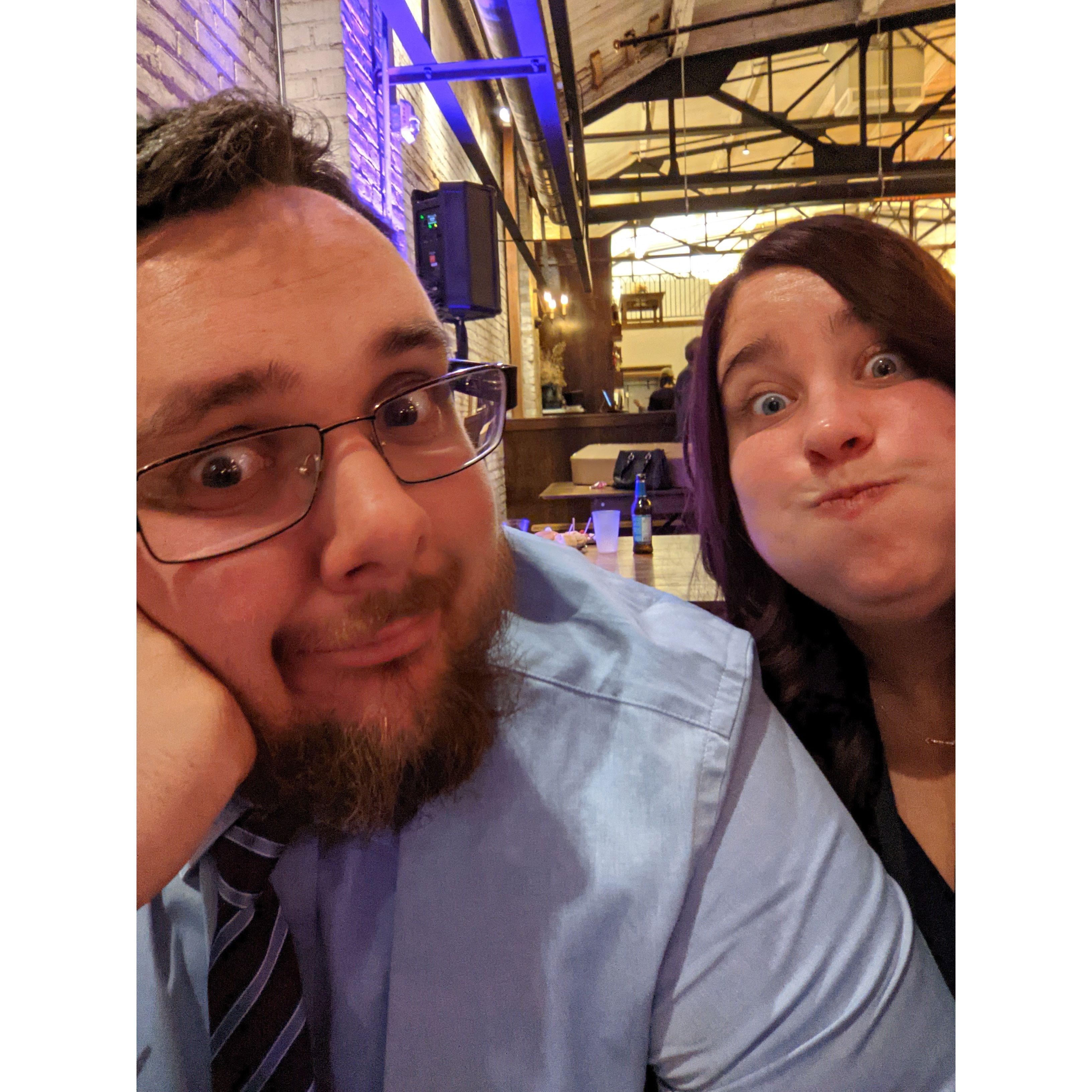 First wedding together.