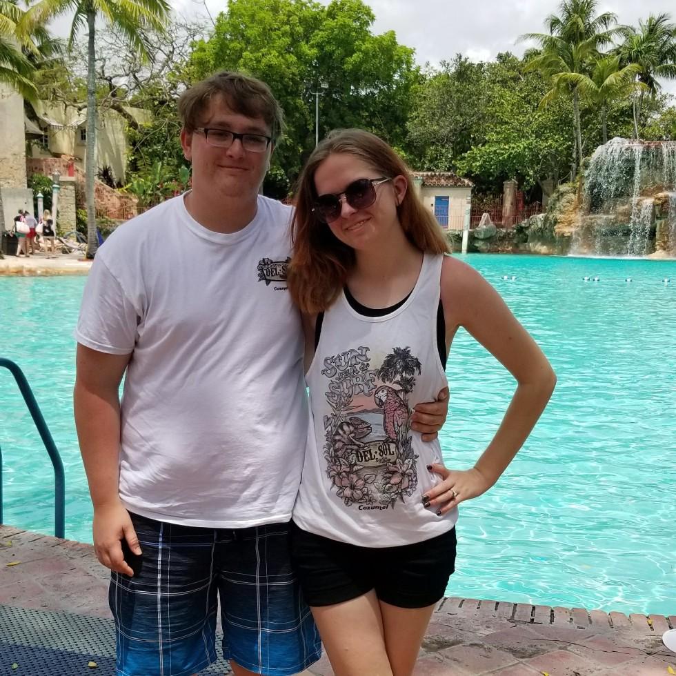 This is from our first vacation together to Hollywood Beach, FL in 2018