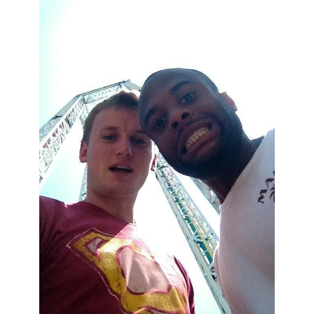 Deral's first time to Cedar Point!