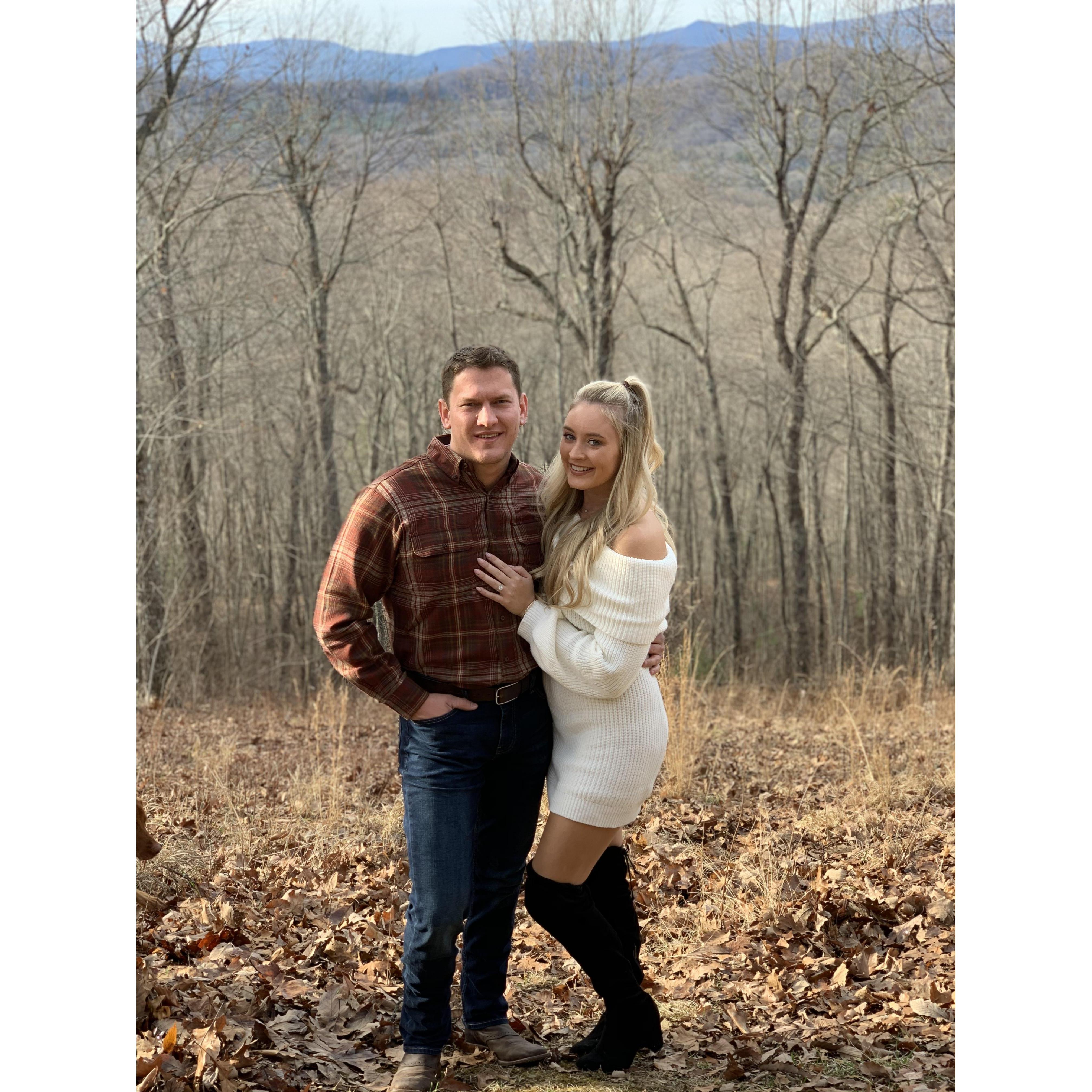Christmas 2019 which was our first Christmas ENGAGED!