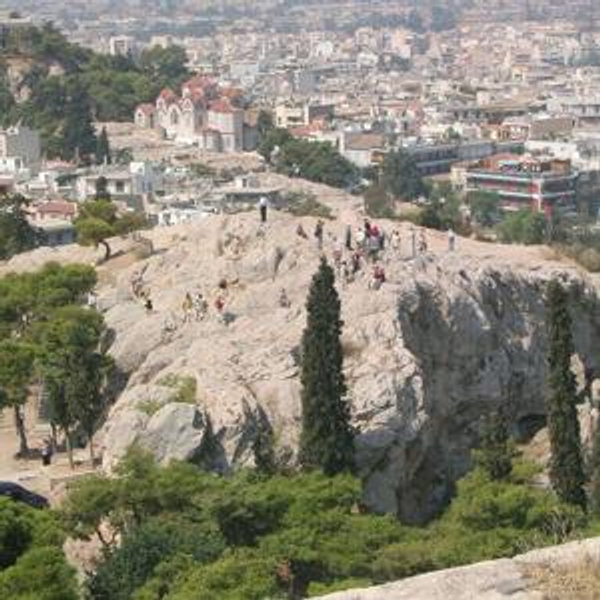 Christian tour of Areopagus Hill