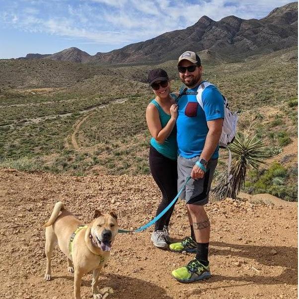 Enjoying our backyard in El Paso, TX