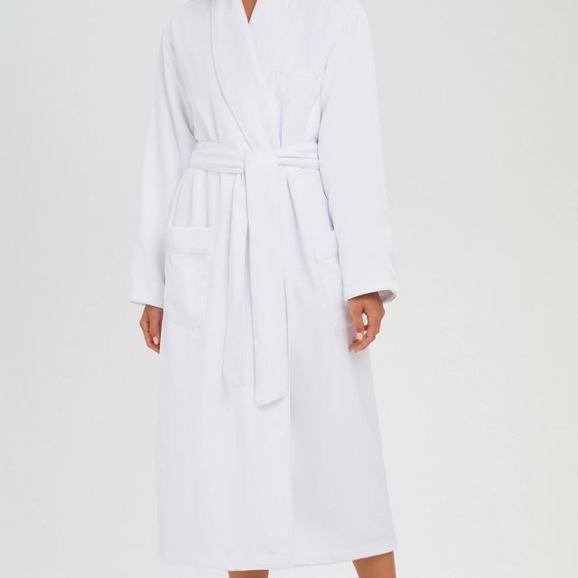 Monogrammed Microfiber Bathrobes, Set of 2 - Monarch Cyprus