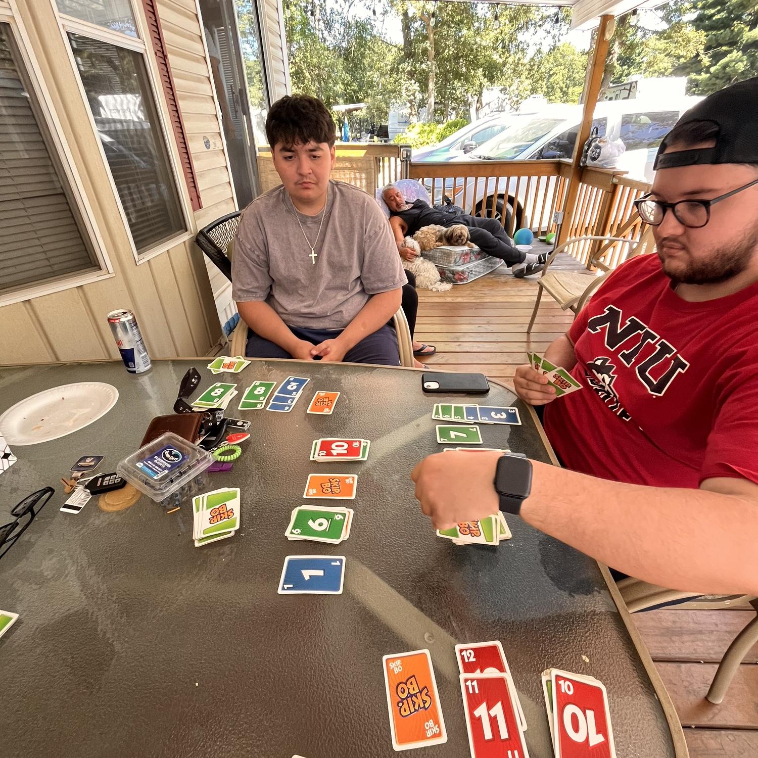 The Many Games of SkipBo at the Campsite!
