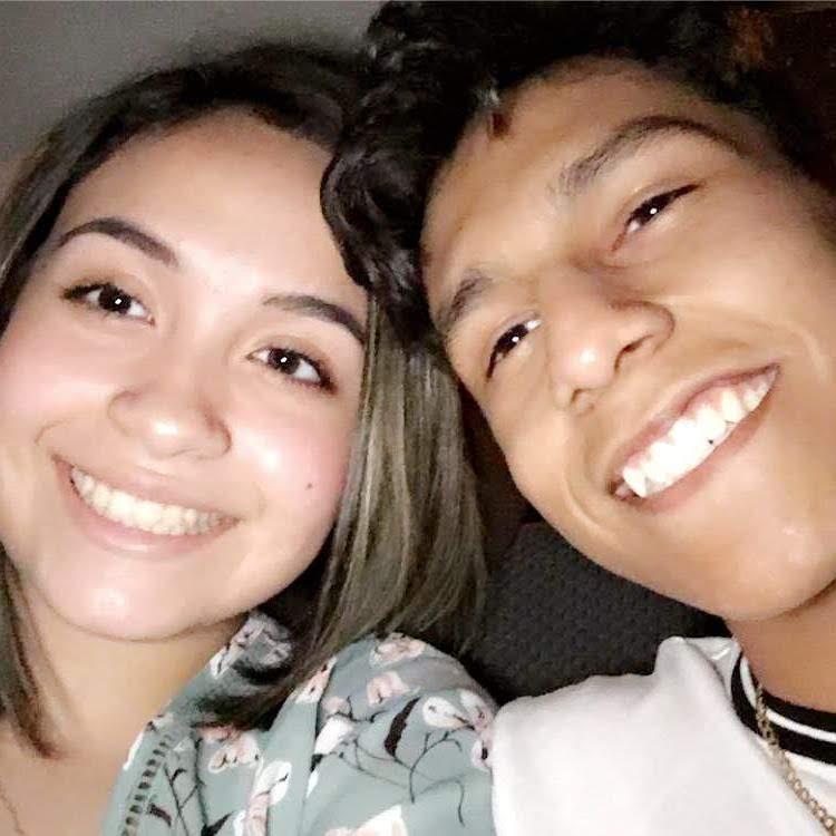 Cute lil selfie we took on my 14th birthday