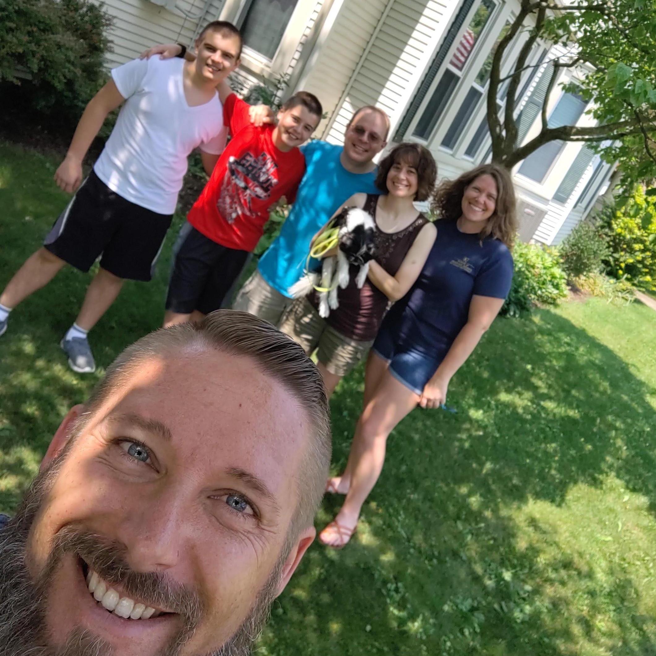 July 2021 - a road trip to Cedarville, OH to meet Donna's friends; Emery, Allison, Micah, Judah, and Joey!