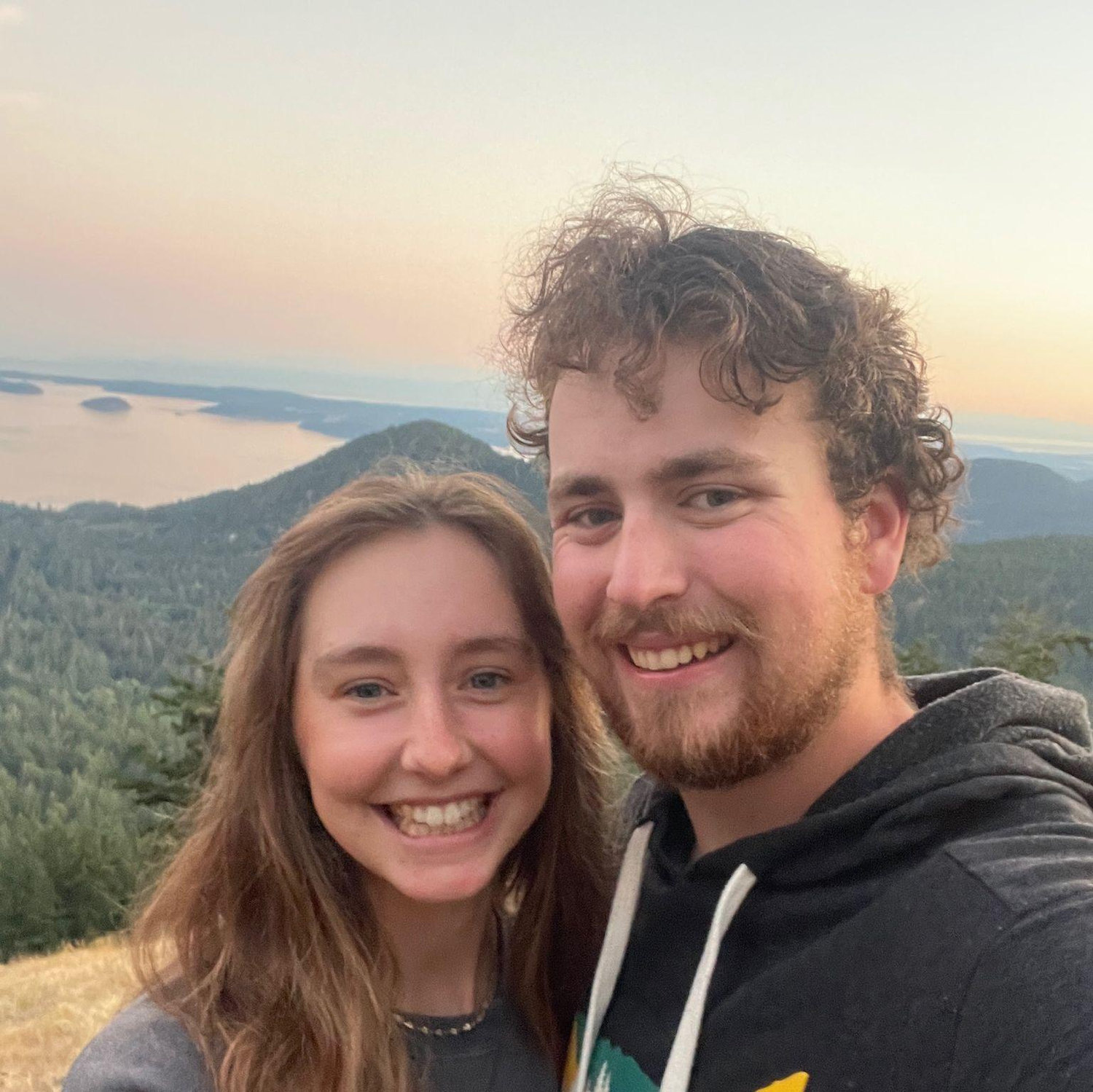 The view from Mt. Constitution on Orcas Island.