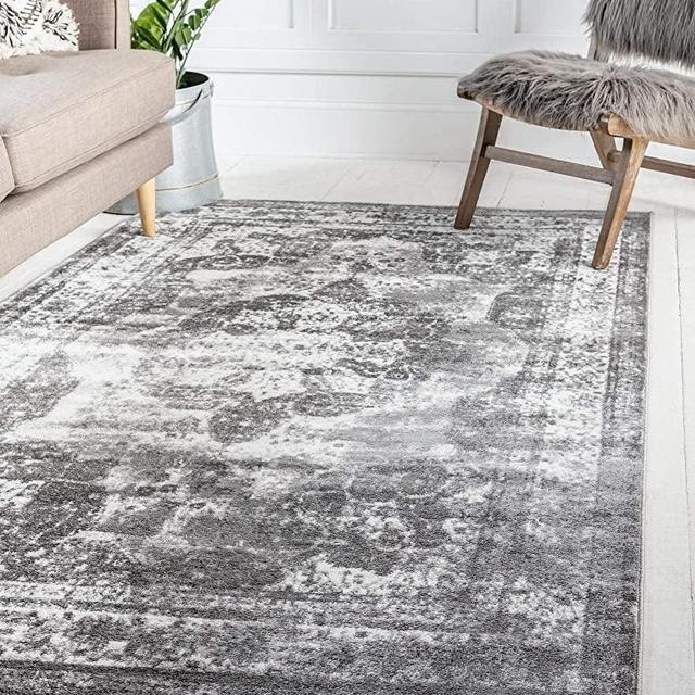 Unique Loom Sofia Traditional Area Rug, 4' 0 x 6' 0, Gray