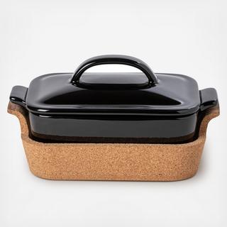 Ensemble 3-Piece Casserole & Cork Tray Set