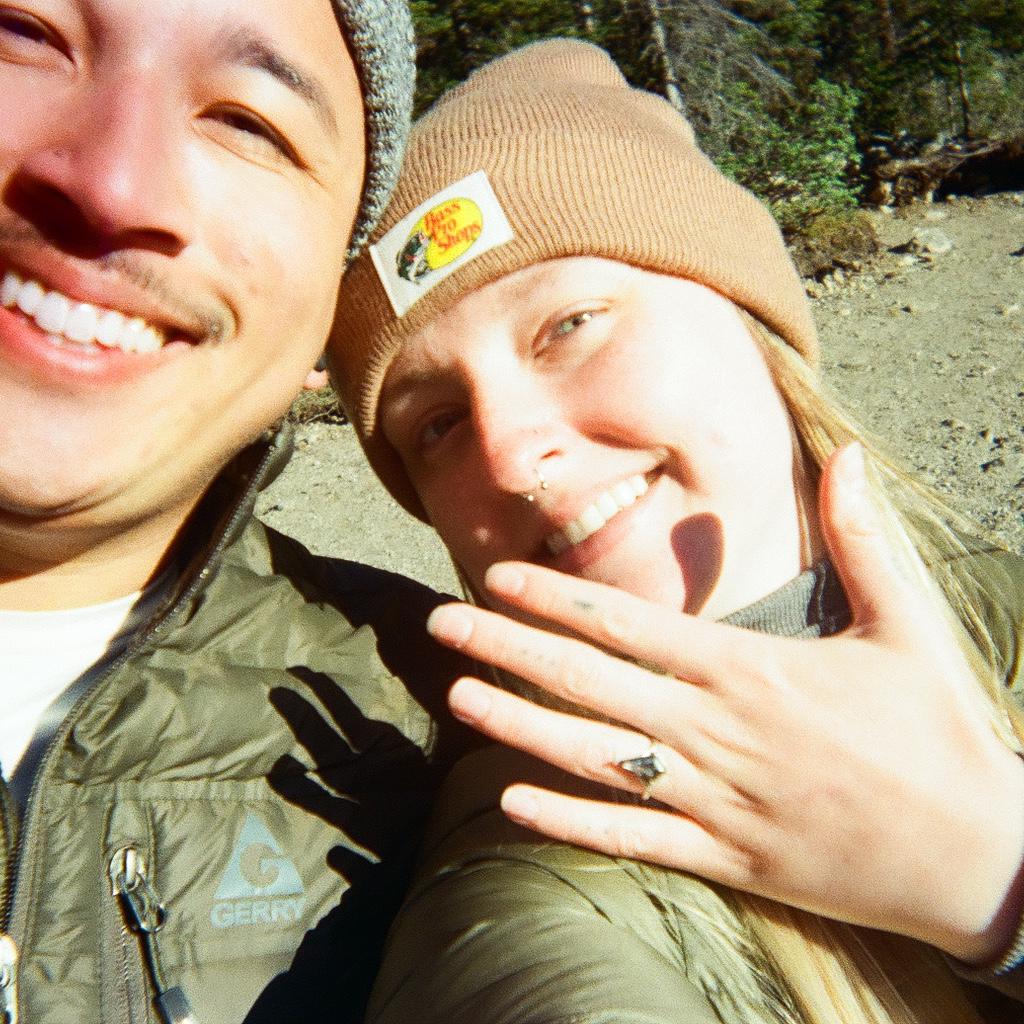 A few hours after the engagement :)