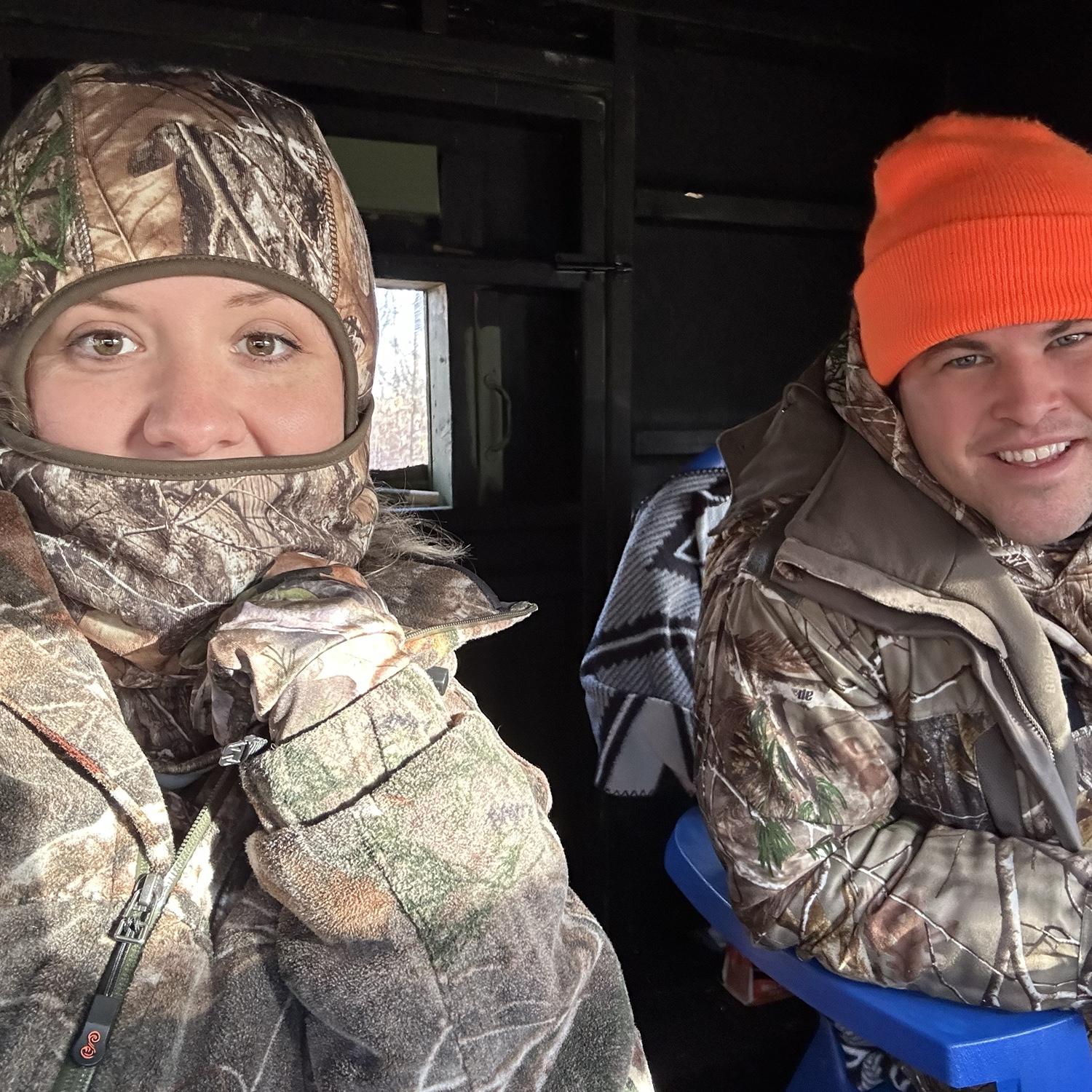 Braving the cold together!!