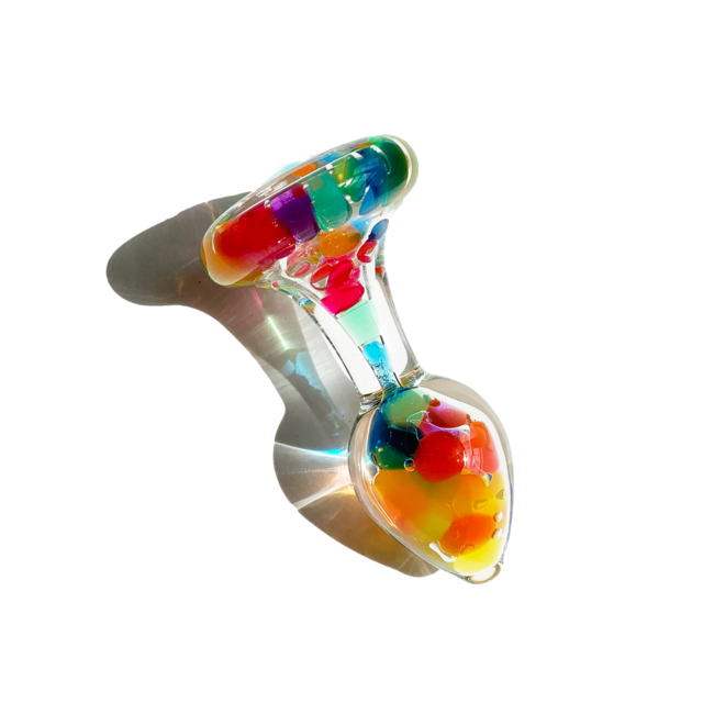 Rainbow Glass Plug