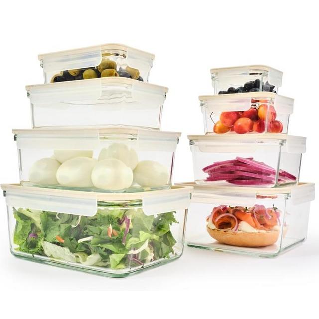 GLASSLOCK Sens 16-Piece Glass Food Storage Set