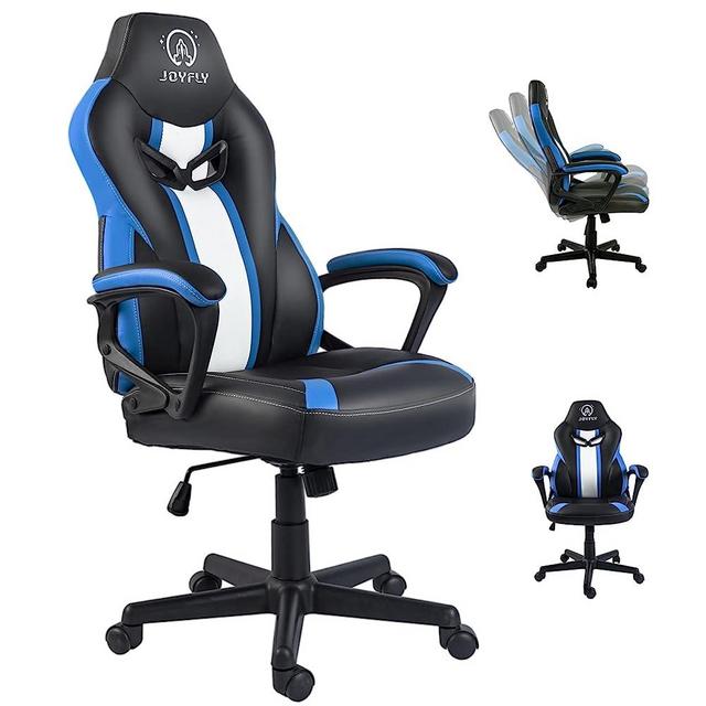 JOYFLY Gaming Chair, Gamer Chair for Adults Teens Silla Gamer Computer Chair Racing Ergonomic PC Office Chair （Blue）