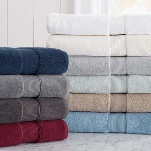PB Classic Towels- Washcloths in Gray Mist