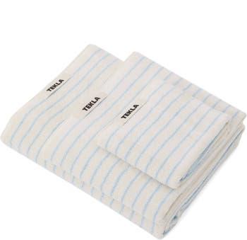 Organic Cotton Hand Towel, Kodiak Stripes
