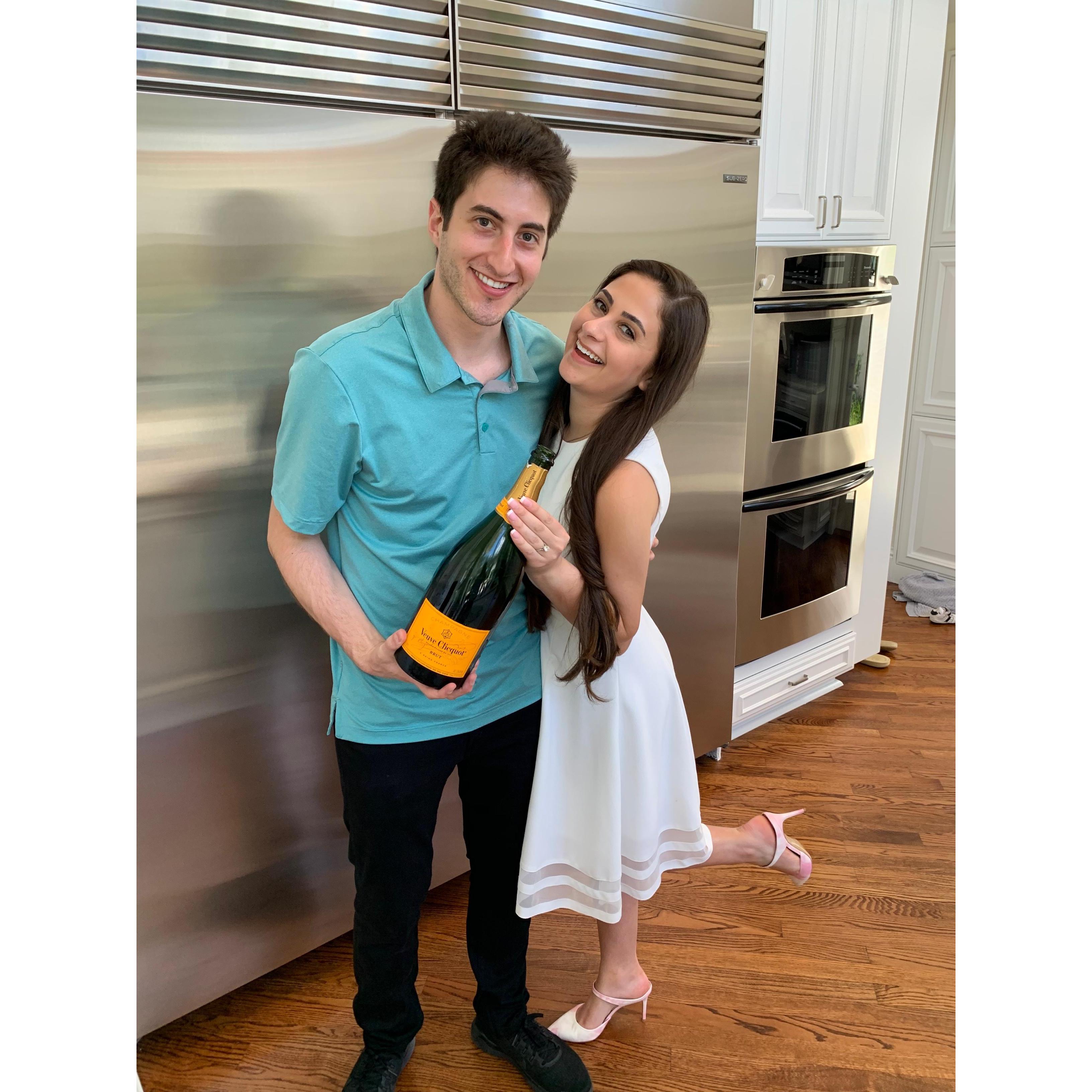 Celebrating our engagement!