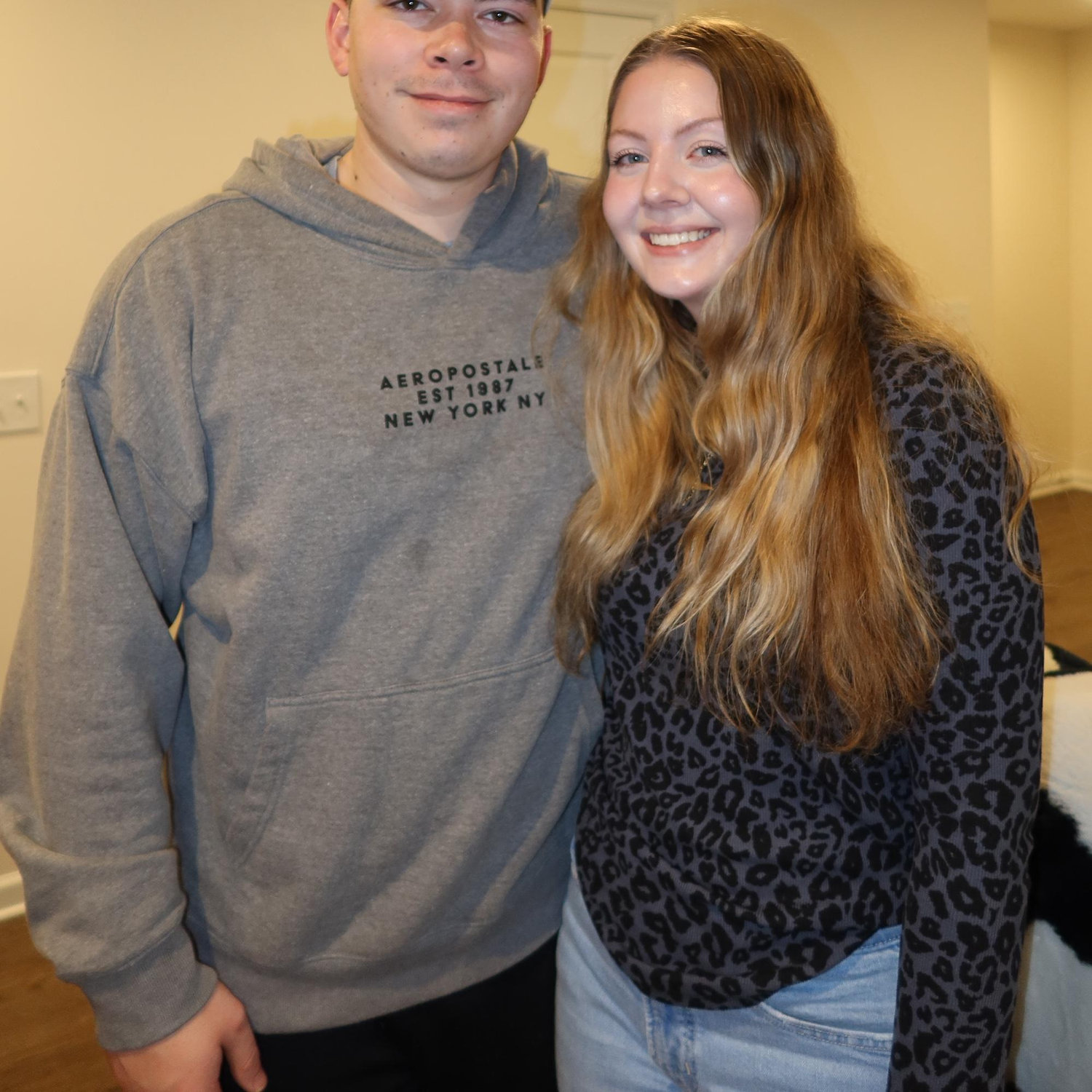 Us about a month after Chandler moved in to his new house (photo creds: Chloe)