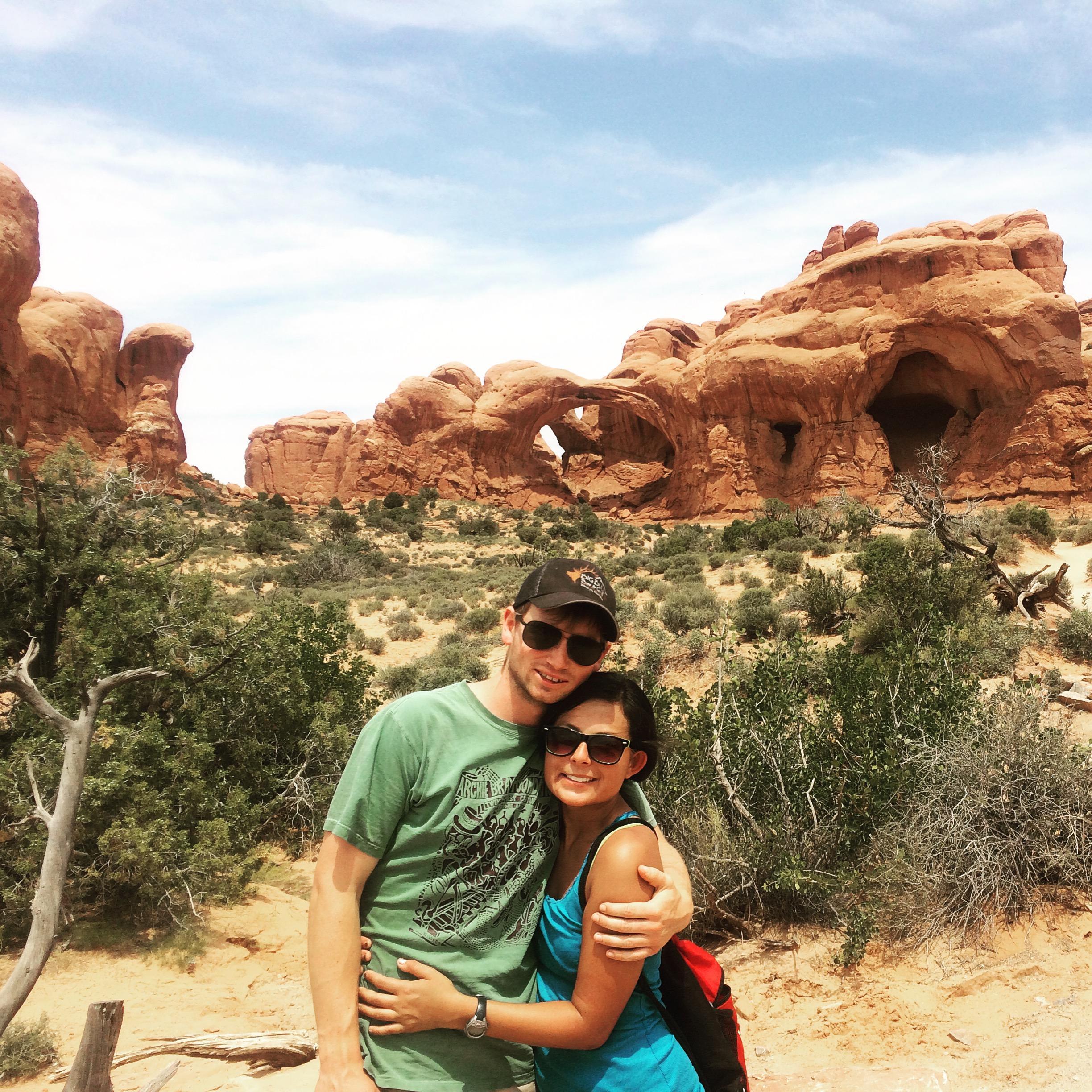 Arches National Park, Utah 2015 
Pit stop on our move to New Mexico