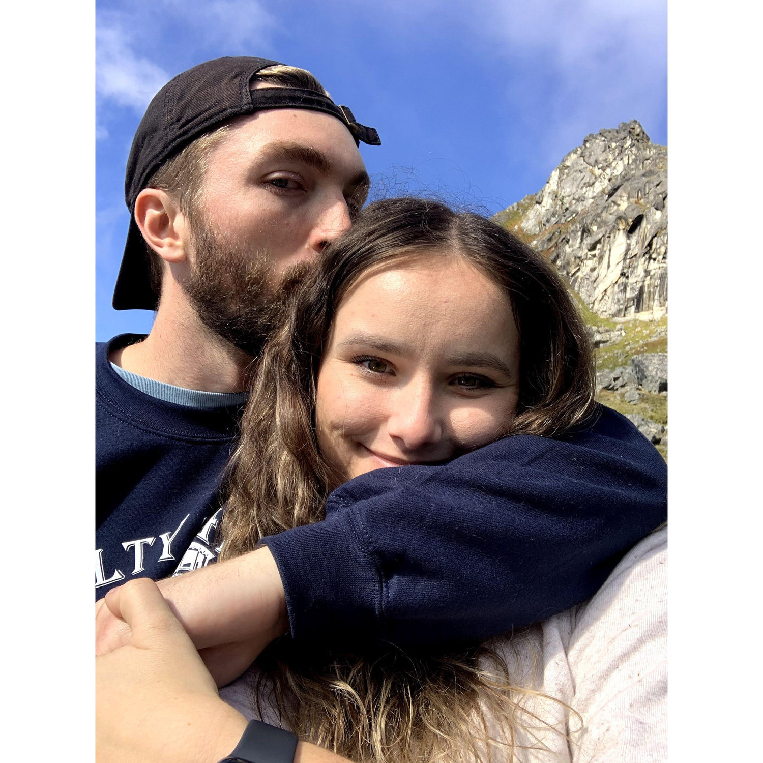 8/28/21: taking Matt on his first hike in AK (a not so scary one)