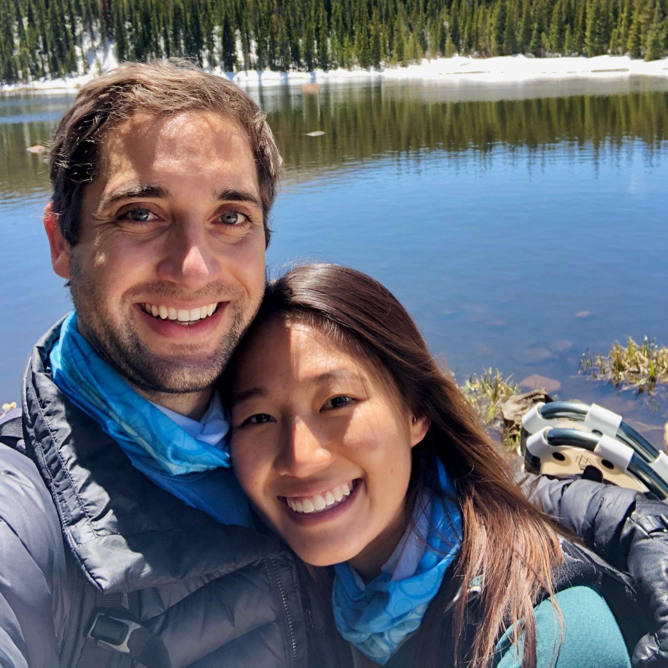 Our first photo together back in 2020!