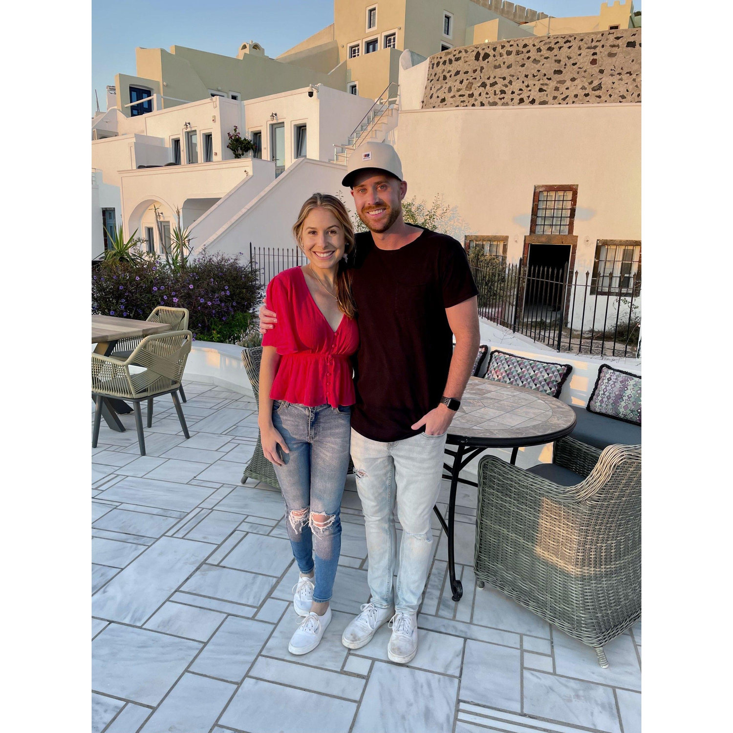 Sunset in Santorini