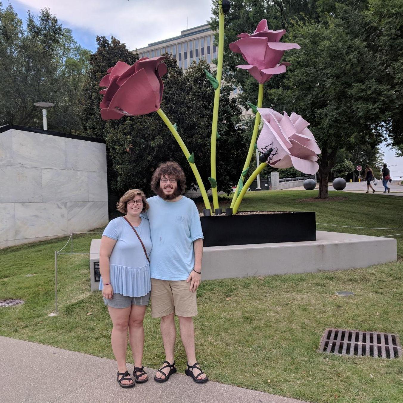 Apartment searching in Nashville wasn't complete without a trip to an Art Museum, July 2018