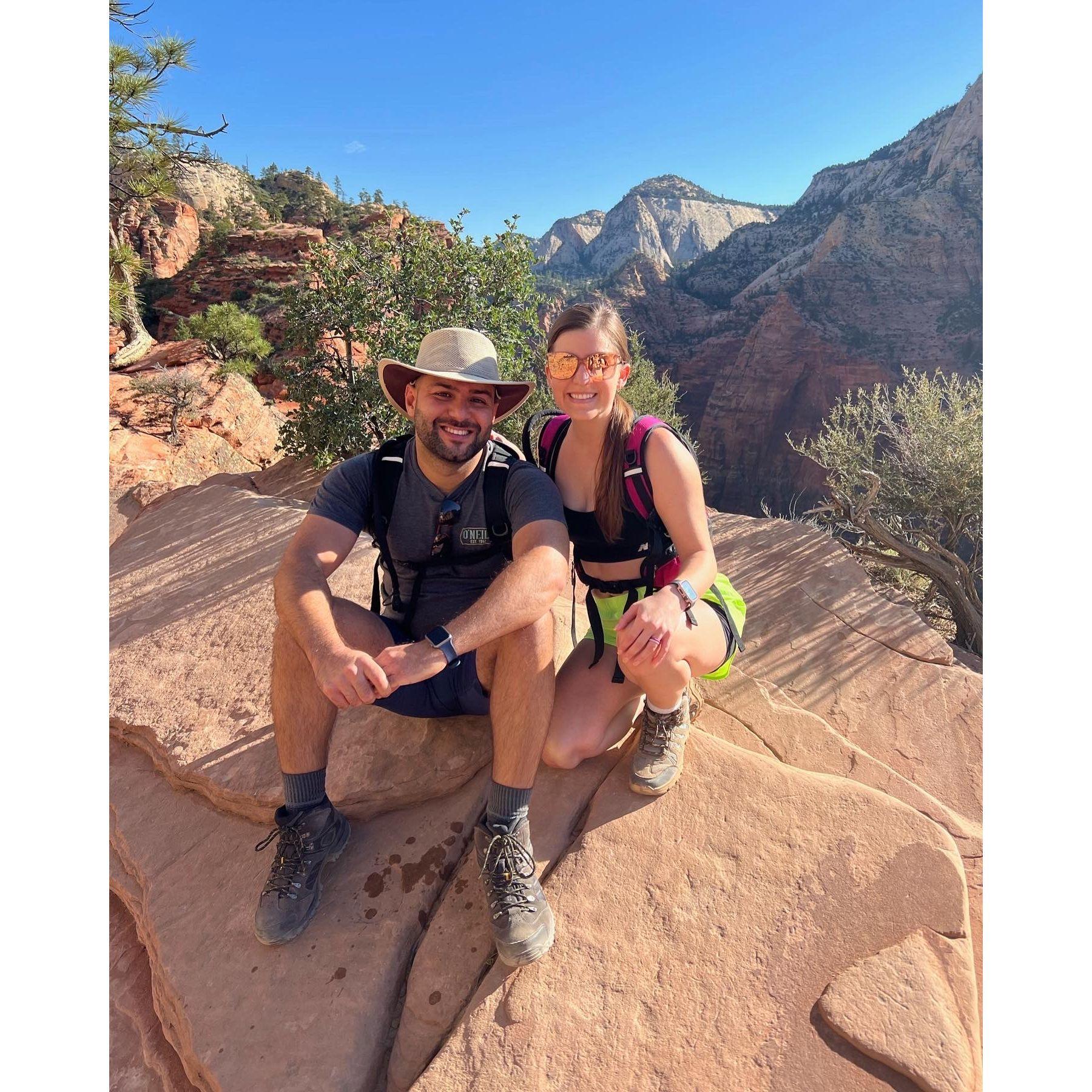 June 9, 2022 - Trio to Zion National Park, third national park together!
We also got to be part of one of our best friends engagement!!