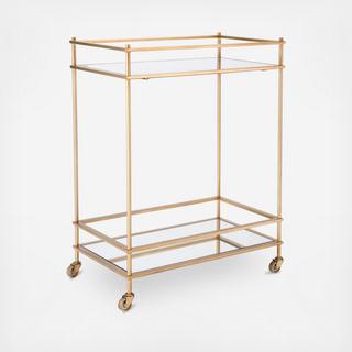 Mirrored Bar Cart