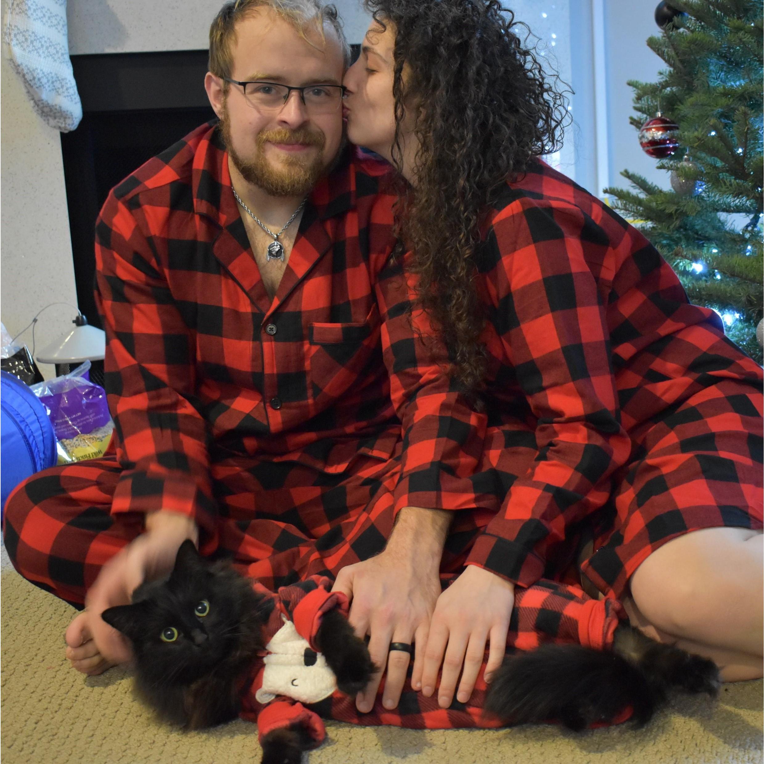 Finally got us all in matching pjs!