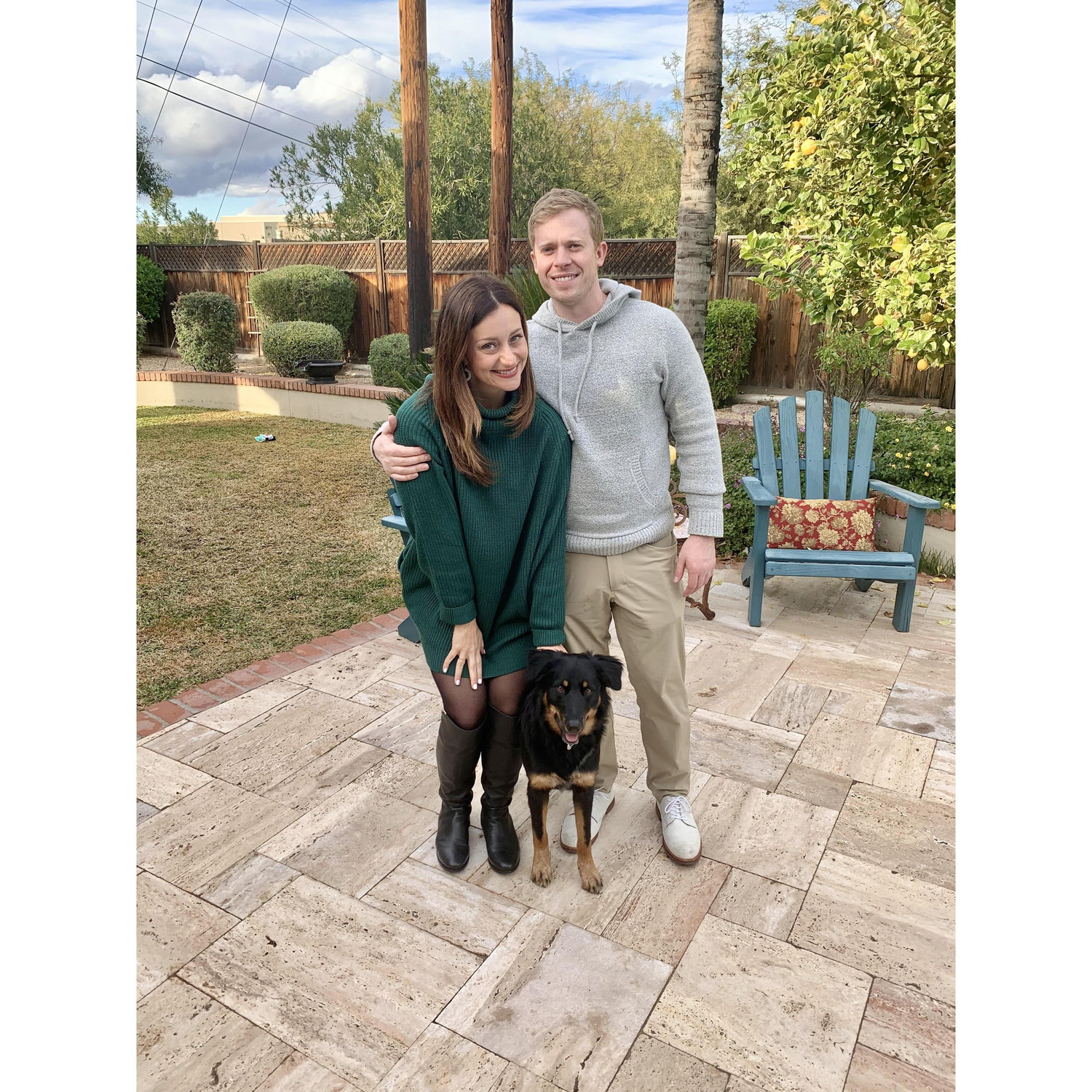 First Family Photo with our Olive!