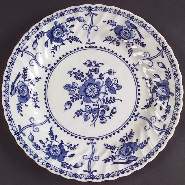 Luncheon Plate Indies Blue by Johnson Brothers